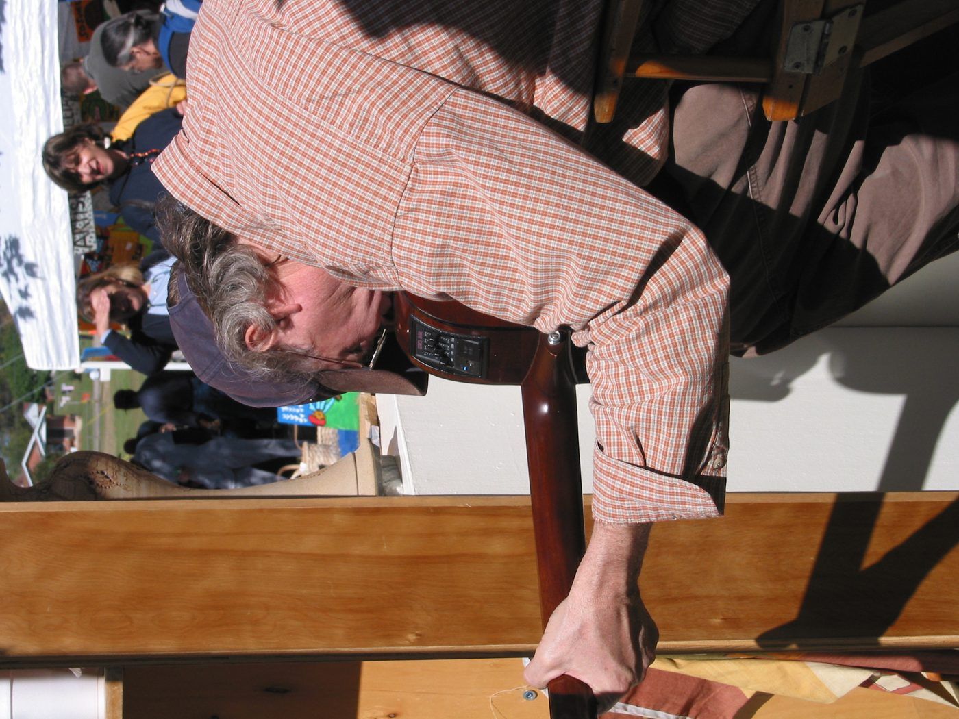 Photo from the event, October 18, 2003.