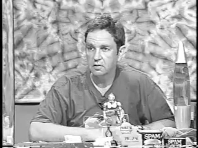 The Larz from Mars Show — Matt Sesow, July 2003, 2003: photograph 2 (Host Larz LaComa)