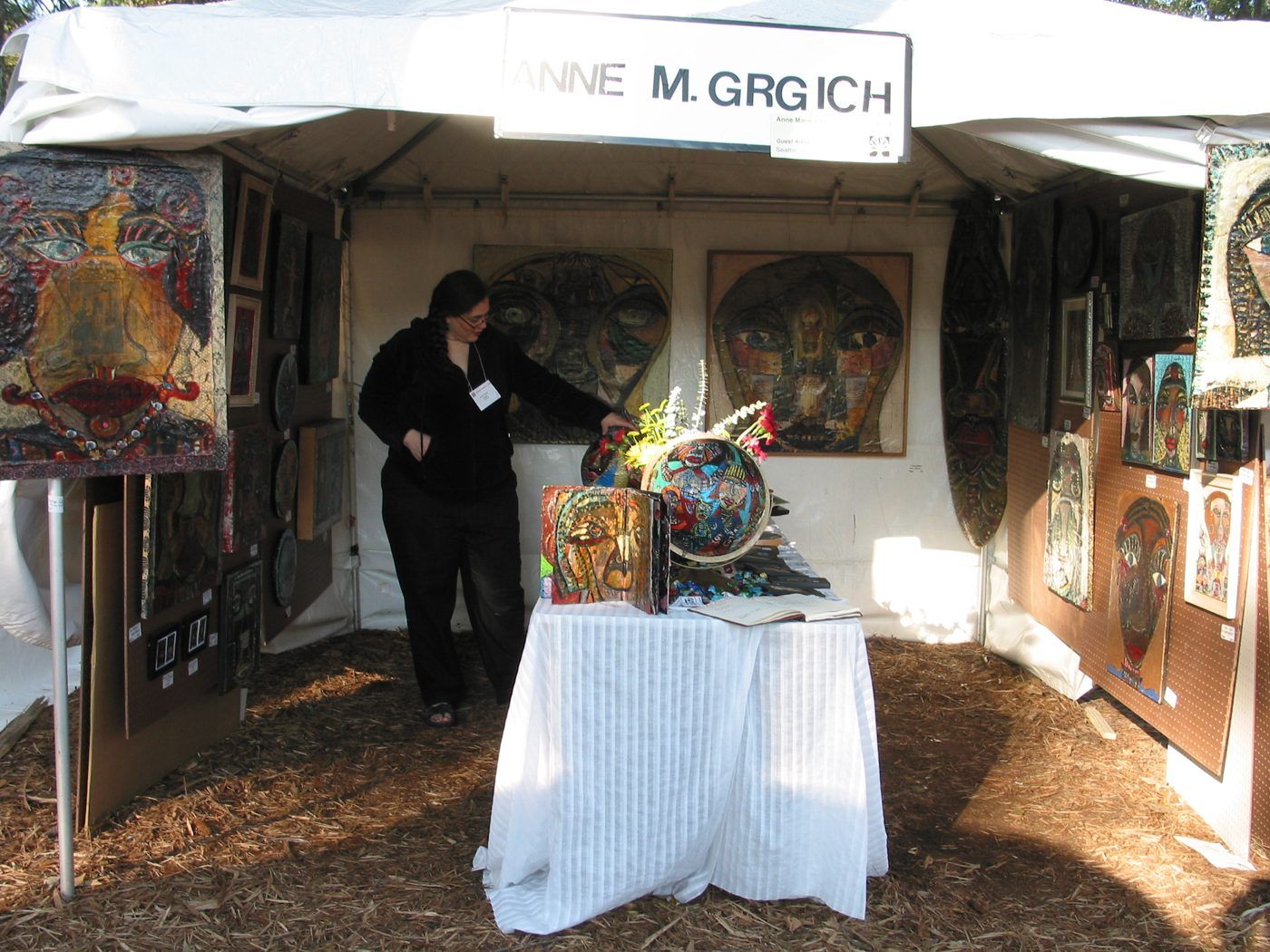 Photo from the event, October 16, 2004.