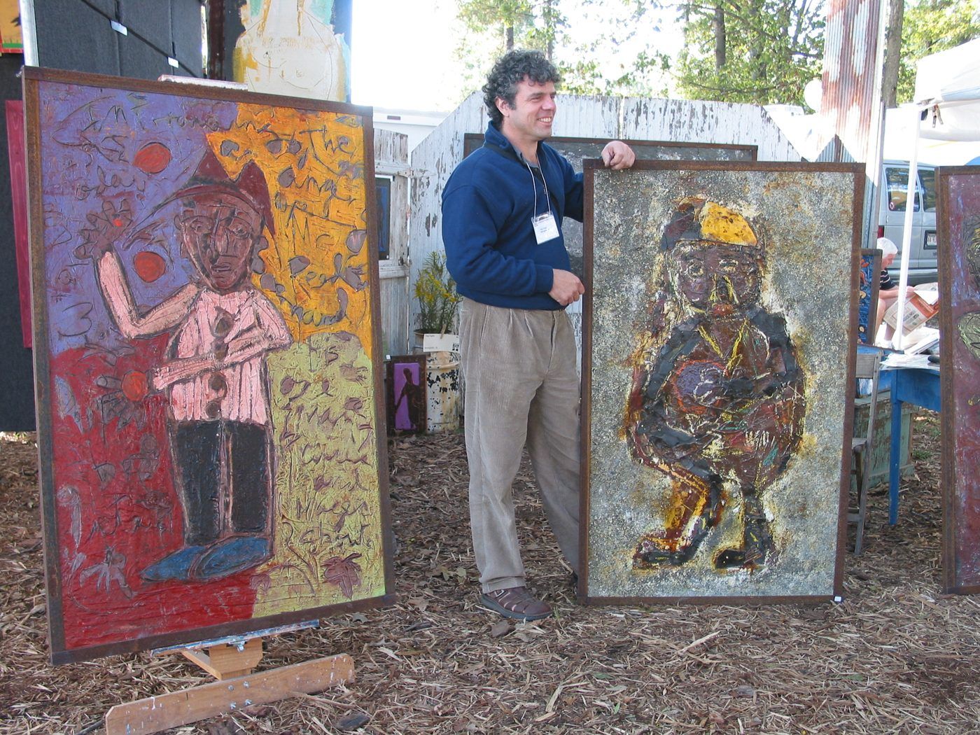 Photo from the event, October 16, 2004.