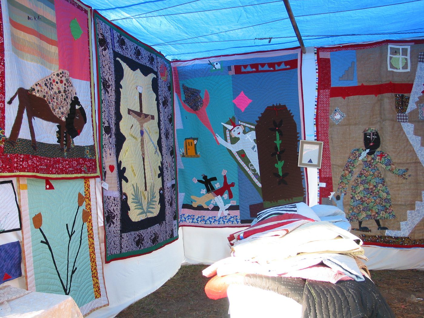 Photo from the event, October 16, 2004.