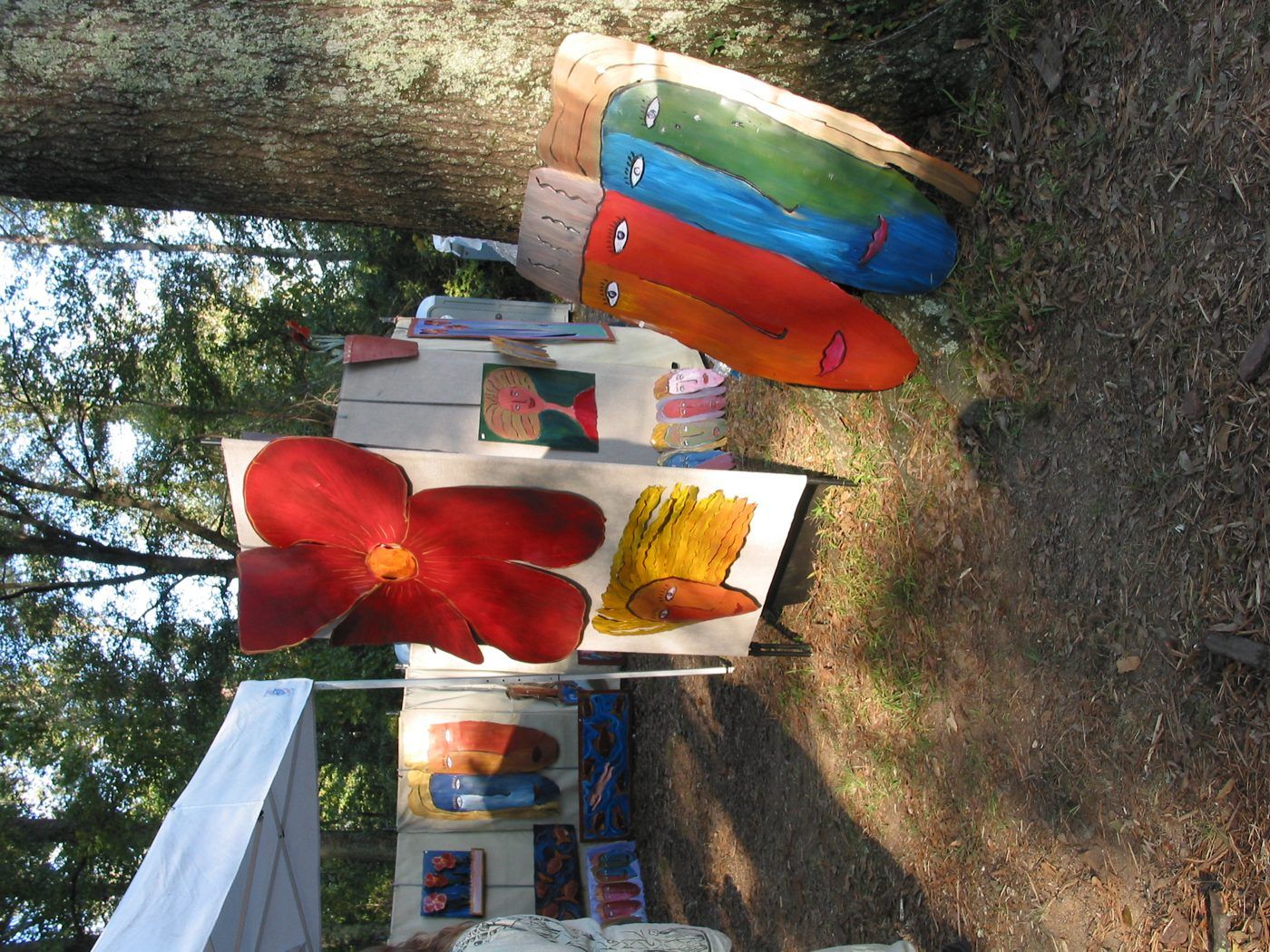 Photo from the event, October 16, 2004.
