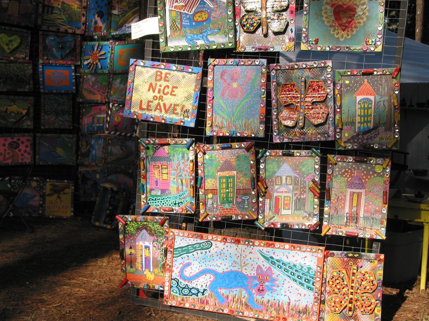 Photo from the event, October 16, 2004.
