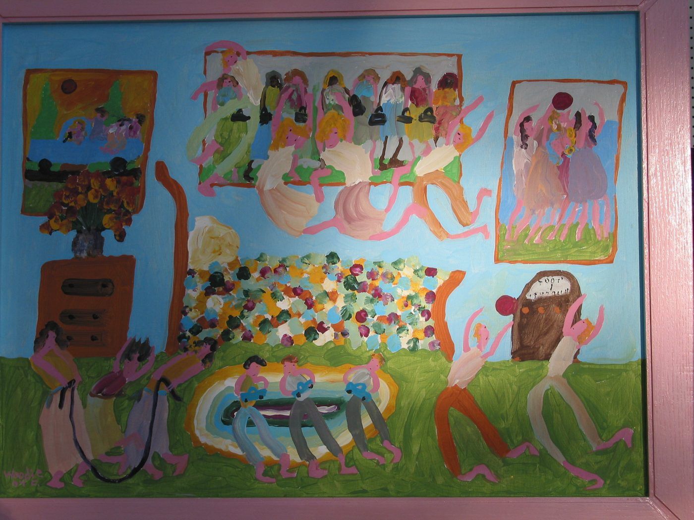 Photo from the event, October 16, 2004.