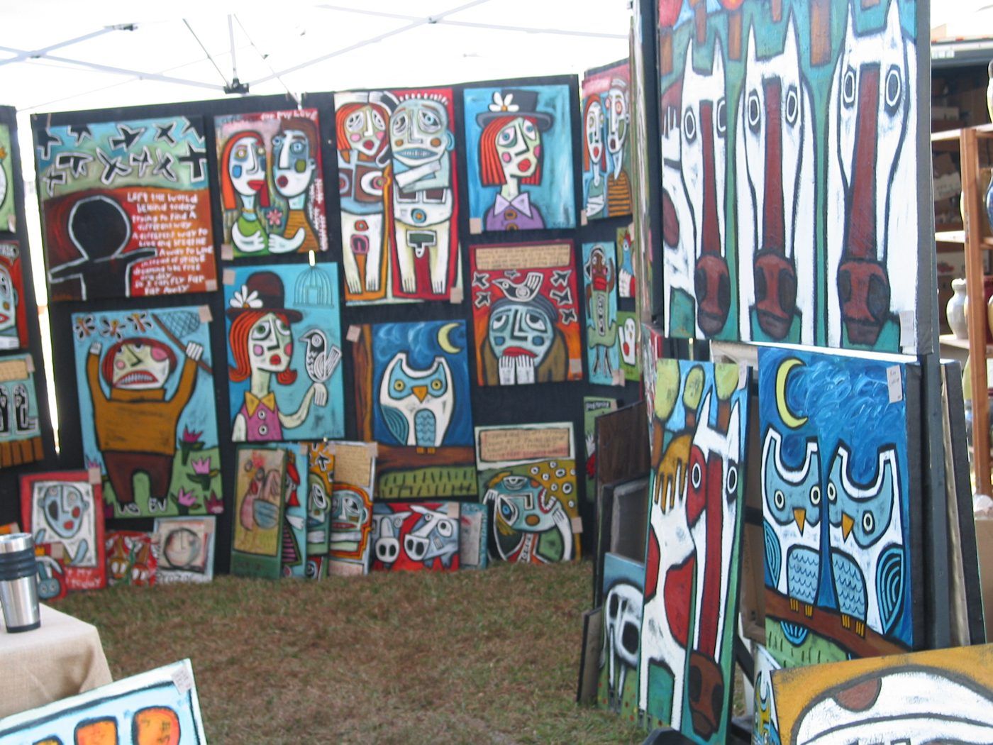 Photo from the event, October 16, 2004.