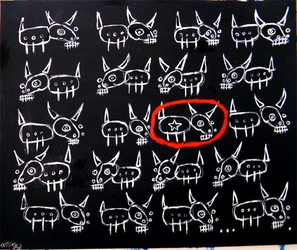 “Sesow in Barcelona,” Galeria ArteVistas, Barcelona, Spain, 2009: photograph 5 (Posted by Matt Sesow on Facebook, May 21, 2009)
