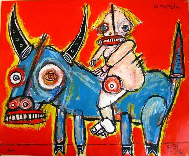 “Sesow in Barcelona,” Galeria ArteVistas, Barcelona, Spain, 2009: photograph 8 (Posted by Matt Sesow on Facebook, May 21, 2009)