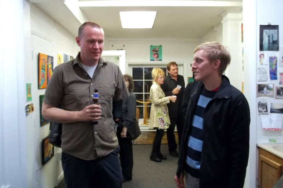 Two-Person Show — with Dana Ellyn, 2012: photograph 1 (Posted by Matt Sesow on Facebook, April 29, 2012)