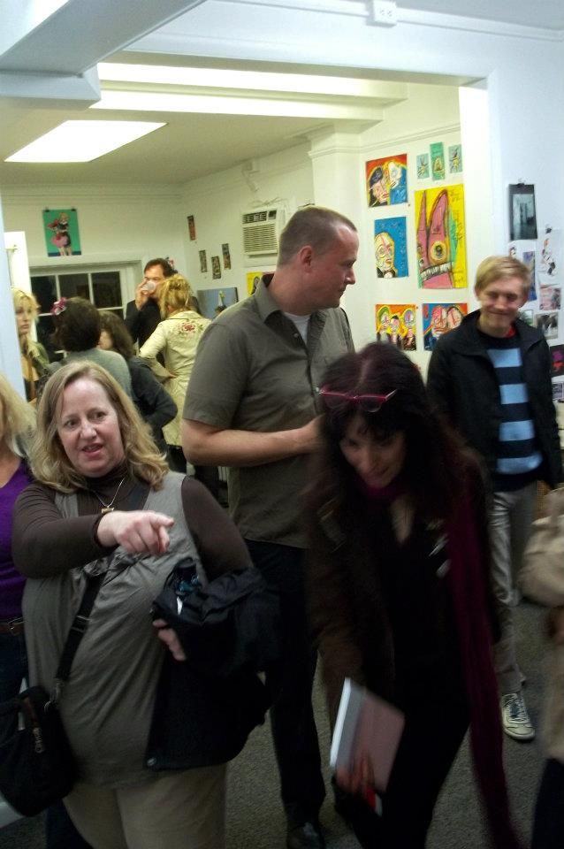Two-Person Show — with Dana Ellyn, 2012: photograph 3 (Posted by Matt Sesow on Facebook, April 29, 2012)