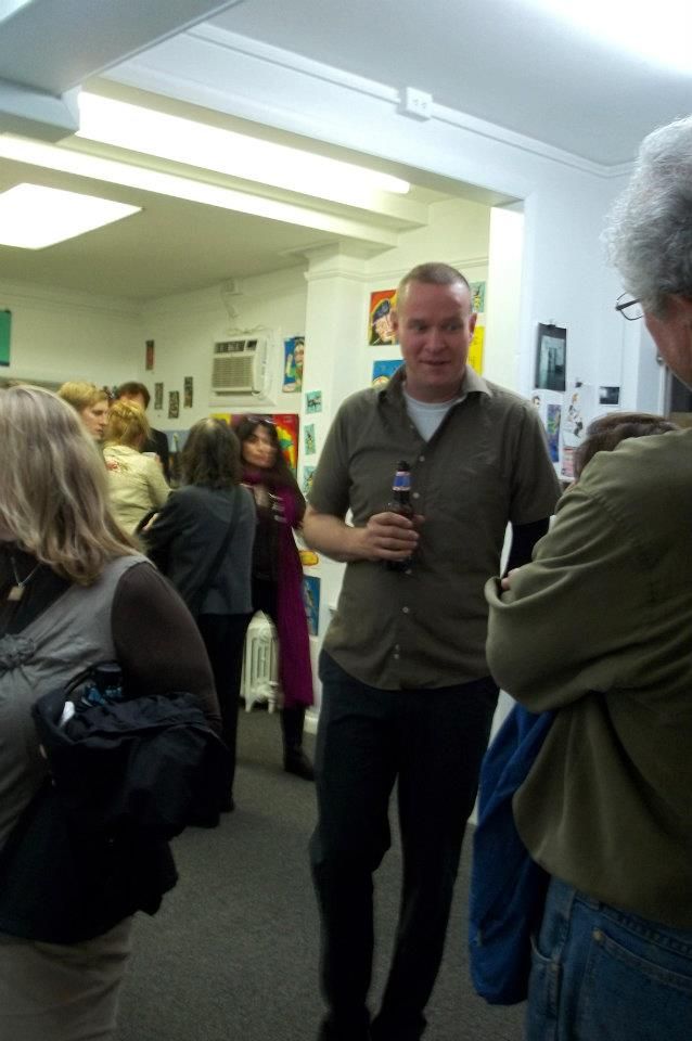 Two-Person Show — with Dana Ellyn, 2012: photograph 4 (Posted by Matt Sesow on Facebook, April 29, 2012)
