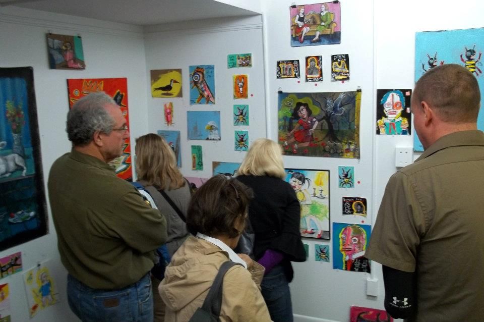 Two-Person Show — with Dana Ellyn, 2012: photograph 5 (Posted by Matt Sesow on Facebook, April 29, 2012)