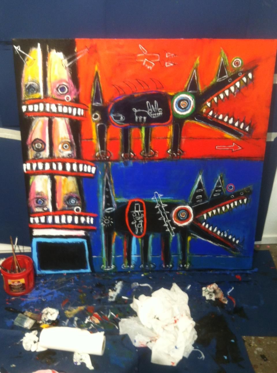Radio interview with Annette Coleman on politics and art, and “The Untitled Art Show” interview, recorded in…, 2012: photograph 1 (Posted by Matt Sesow on Facebook, May 18, 2012)