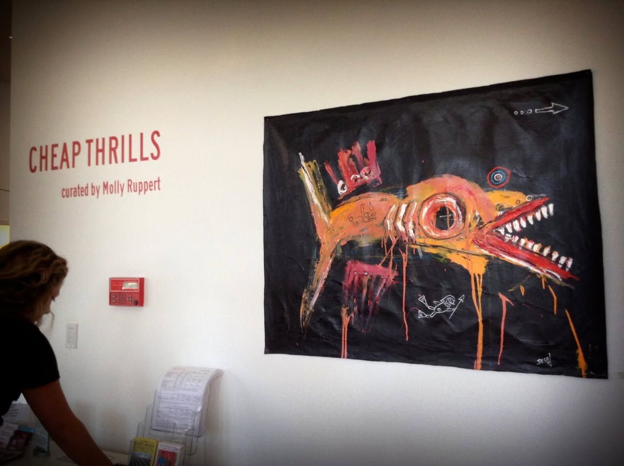 “Cheap Thrills,” curated by Molly Ruppert, Anacostia Arts Center, Washington, DC, 2014: photograph 7 (Posted by Matt Sesow on Facebook, August 26, 2014)