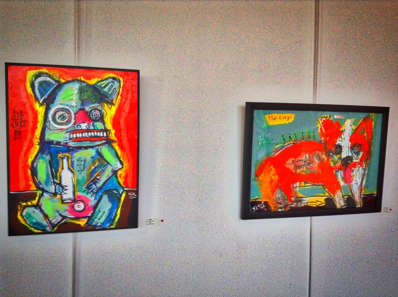 “Cheap Thrills,” curated by Molly Ruppert, Anacostia Arts Center, Washington, DC, 2014: photograph 9 (Posted by Matt Sesow on Facebook, August 26, 2014)