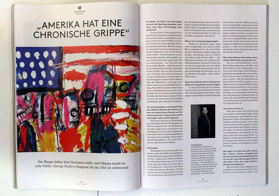 Cicero Magazine — feature, 2014: photograph 7 (Posted by Matt Sesow on Facebook, July 8, 2014)