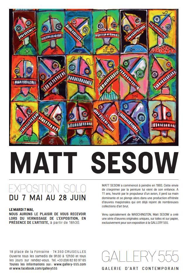 Gallery 555, Cruseilles, France, 2014: photograph 4 (Posted by Matt Sesow on Facebook, April 23, 2014)