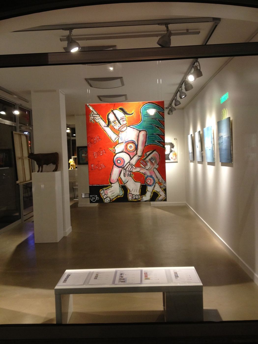 Gallery 555, Cruseilles, France, 2014: photograph 8 (Posted by Matt Sesow on Facebook, April 23, 2014)