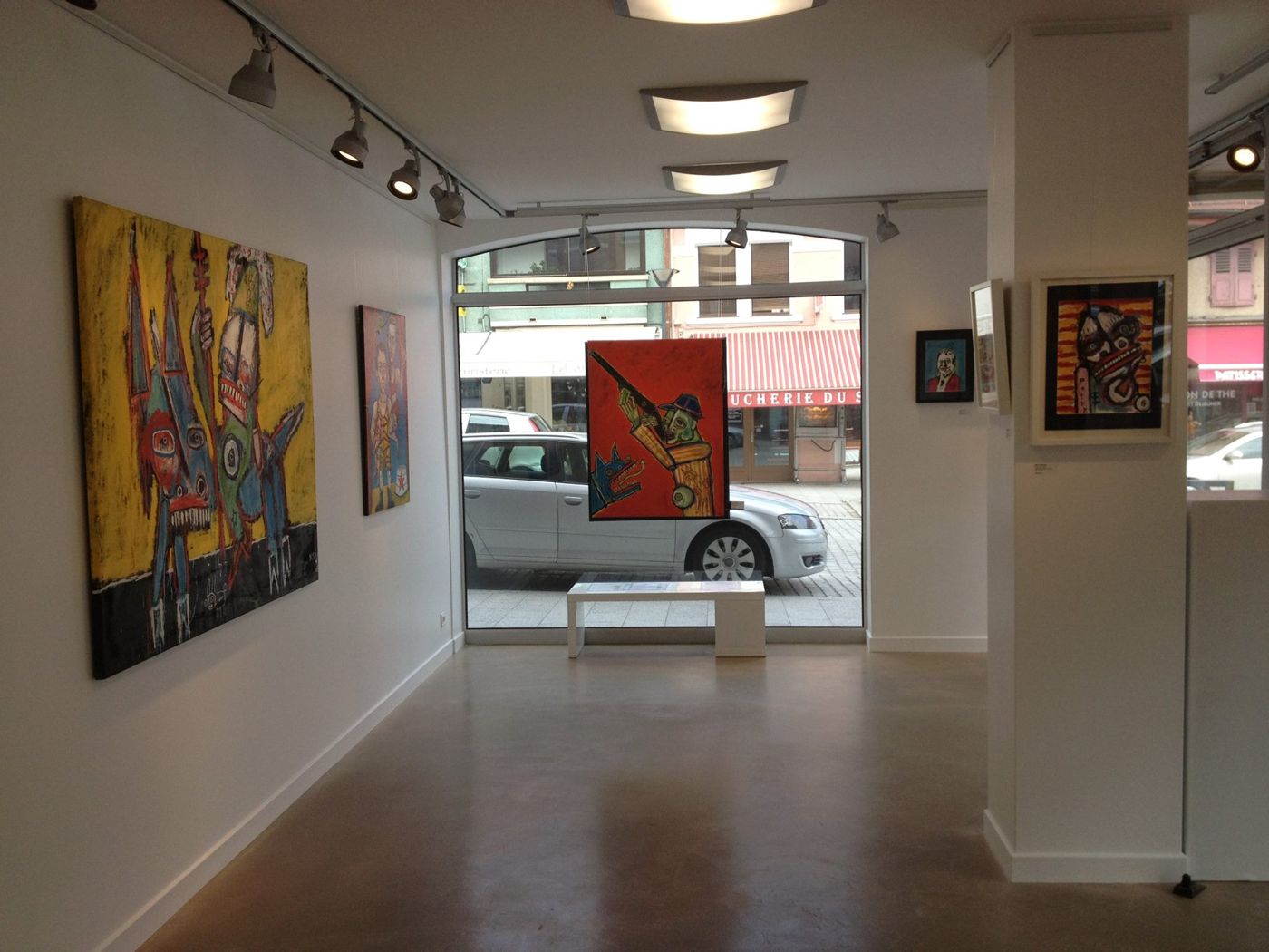 Gallery 555, Cruseilles, France, 2014: photograph 9 (Posted by Matt Sesow on Facebook, April 23, 2014)