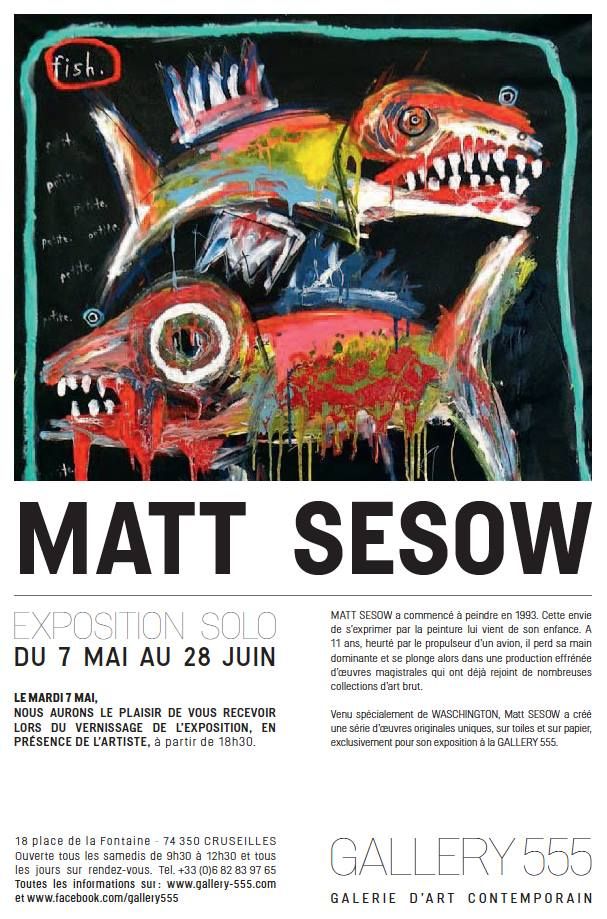 Gallery 555, Cruseilles, France, 2014: photograph 12 (Posted by Matt Sesow on Facebook, April 23, 2014)
