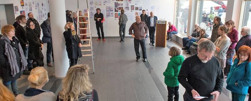 Zeicheninstitut, Kassel, Germany, 2014: photograph 3 (Posted by Matt Sesow on Facebook, February 23, 2014)