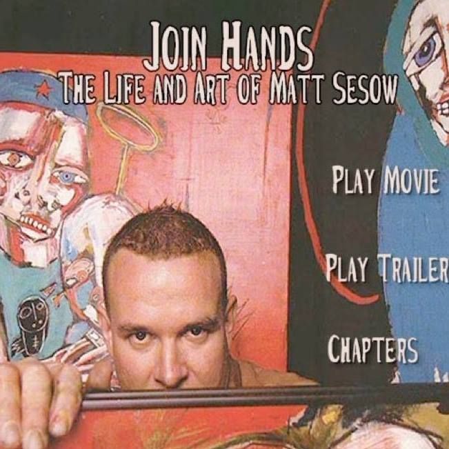 “Backstage Takoma” — video interview filmed in Matt’s DC studio about the upcoming “Join Hands” screening, 2015: photograph 3 (Posted by Matt Sesow on Facebook, September 17, 2015)