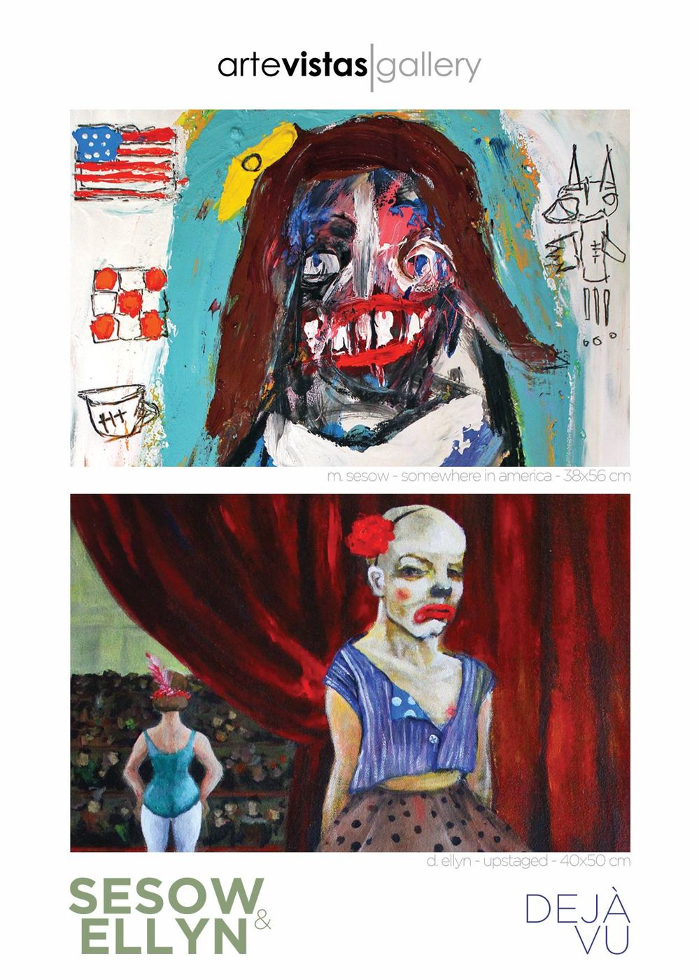 Two-Person Show — with Dana Ellyn, 2015: photograph 10 (Posted by Matt Sesow on Facebook, June 7, 2015)