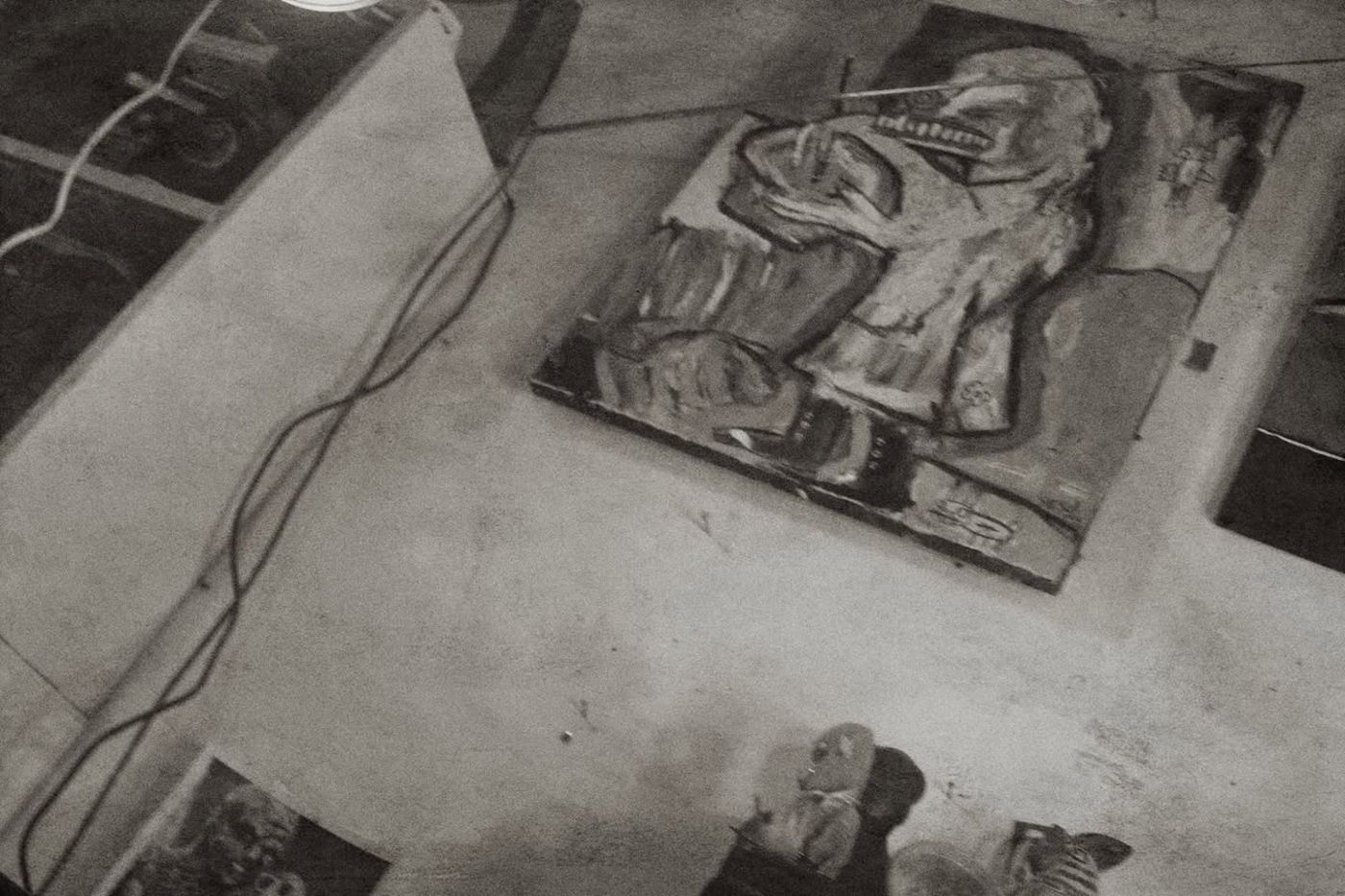 “Open studio every Sunday” at his Adams Morgan studio, 2015: photograph 2 (Posted by Matt Sesow on Facebook, July 26, 2015)