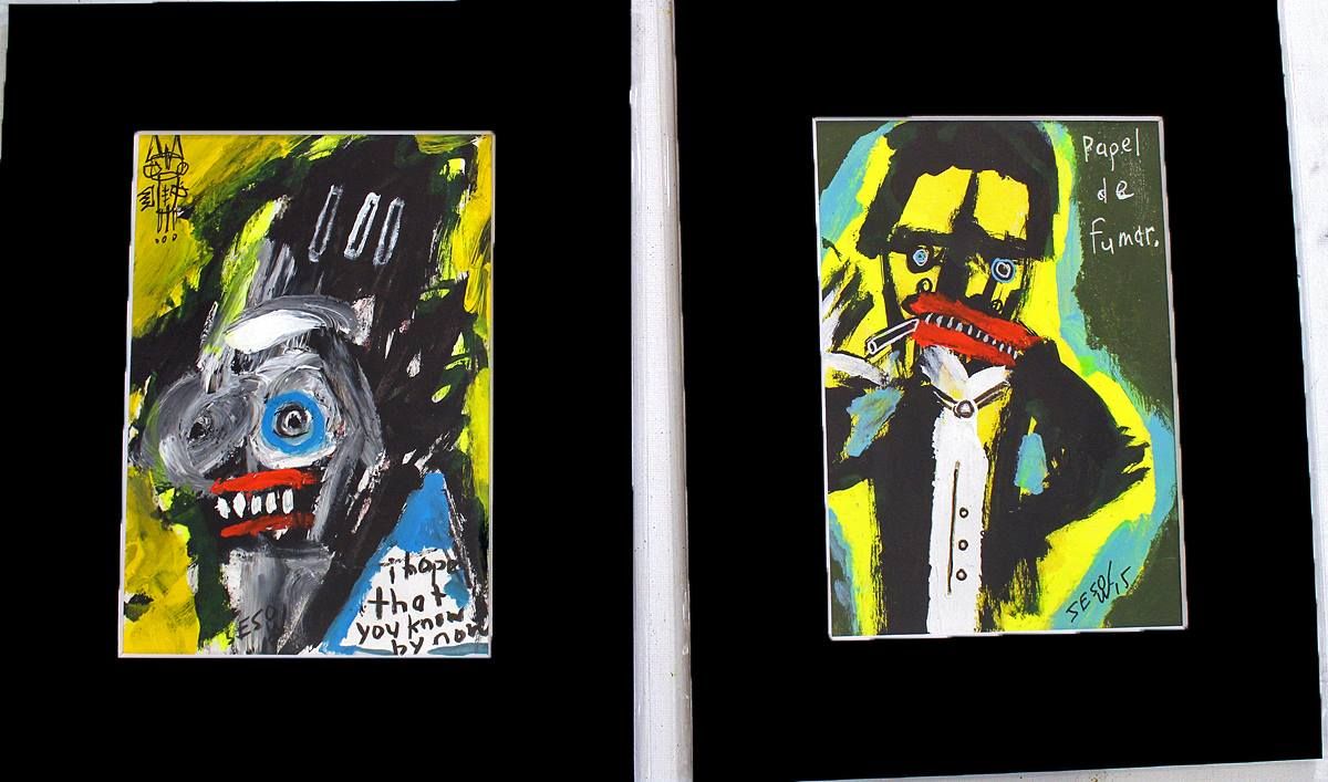 “Open studio every Sunday” at his Adams Morgan studio, 2015: photograph 4 (Posted by Matt Sesow on Facebook, July 26, 2015)
