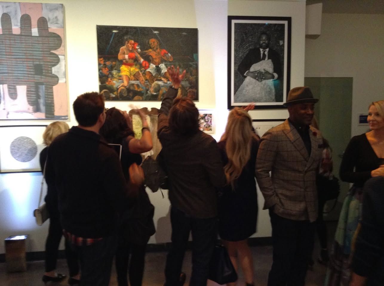 Transformer Gallery 12th Annual Silent Auction & Benefit Party, Katzen Arts Center, Washington, DC, 2015: photograph 7 (Posted by Matt Sesow on Facebook, November 22, 2015)