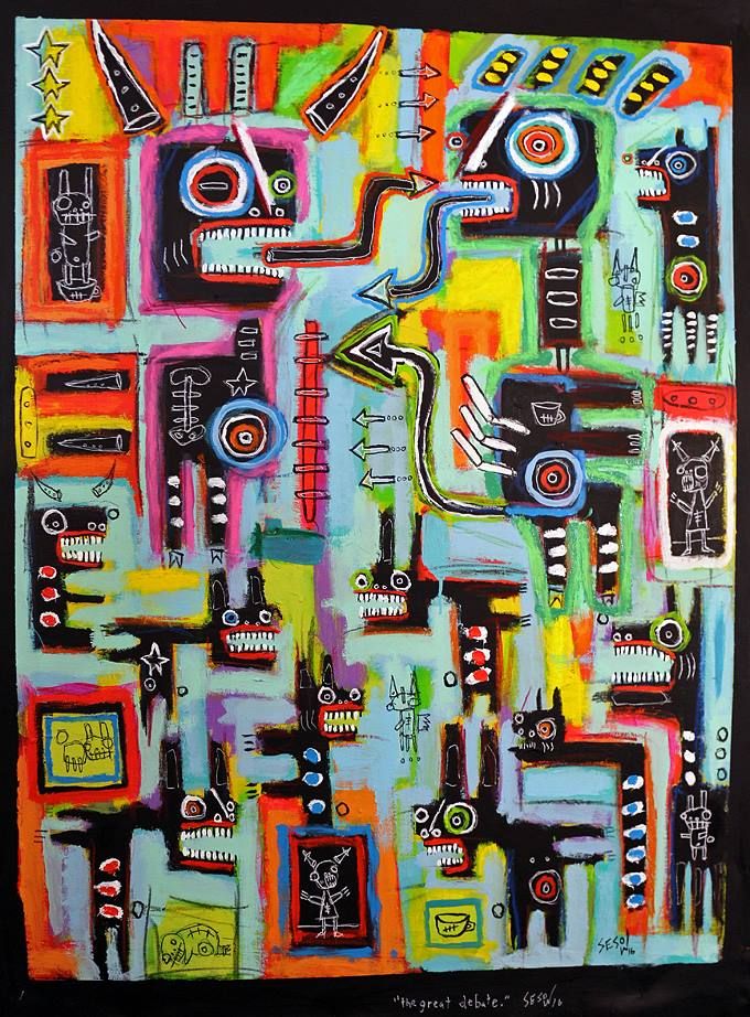 “Matt Sesow: Politicized,” Gallery 1515, Vancouver, BC, Canada, 2016: photograph 2 (Posted by Matt Sesow on Facebook, September 26, 2016)