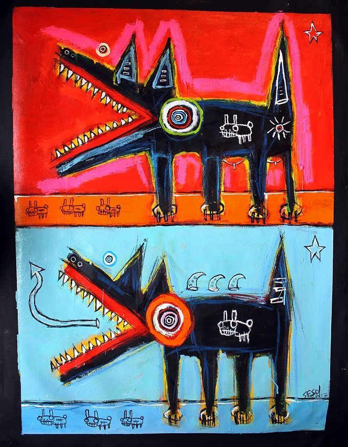 “Hair of the Dog,” Jeanine Taylor Folk Art Gallery, Sanford, FL, 2017: photograph 2 (Posted by Matt Sesow on Facebook, May 21, 2017)