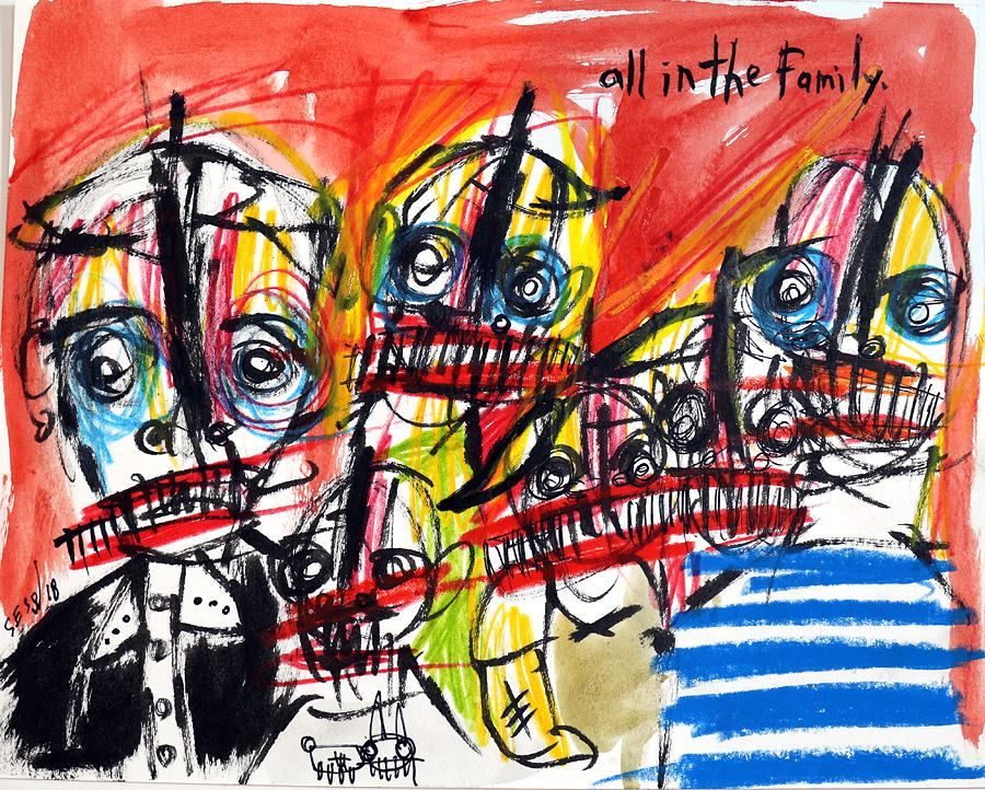 “All in the Family,” Metro Gallery, 1316 N Street, Lincoln, NE, 2018: photograph 4 (Posted by Matt Sesow on Facebook, June 21, 2018)