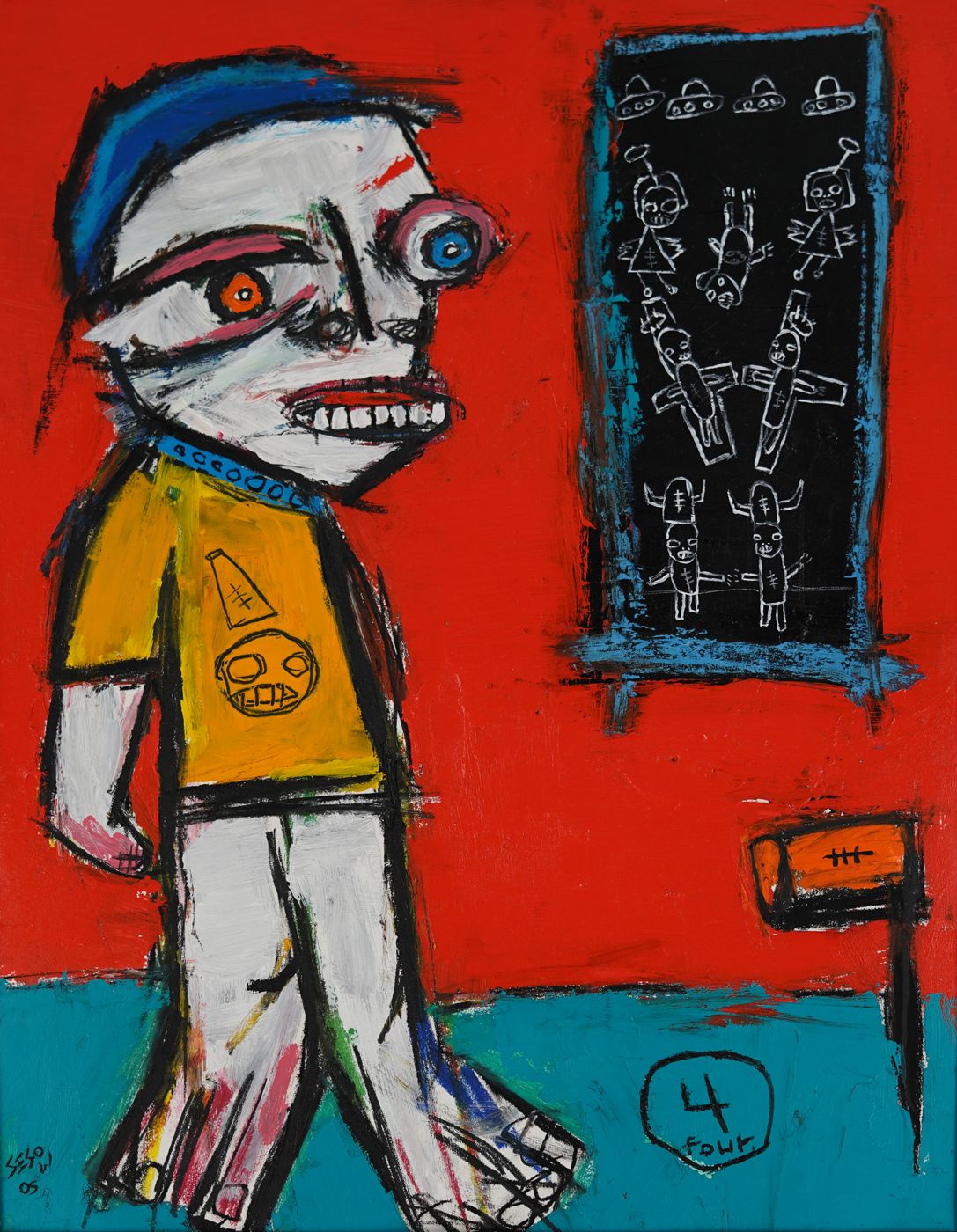 “Life and Limb: Works by Matt Sesow,” Baron and Ellin Gordon Art Galleries, Old Dominion University, Norfolk…, 2021: photograph 3 (Painting by Matt Sesow from the exhibition, as reproduced in The Virginian-Pilot, Sept. 1, 2021)