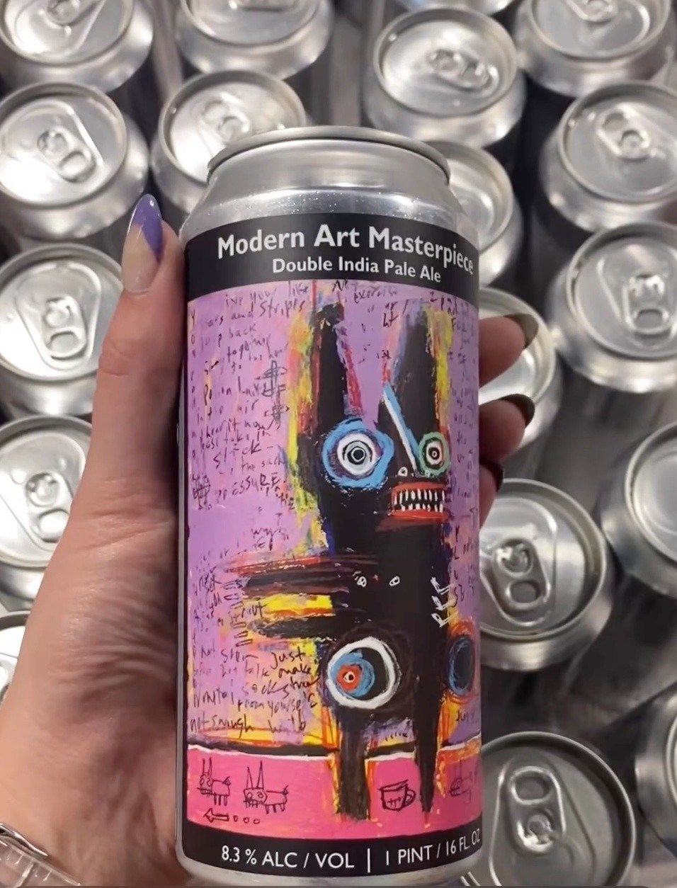 Vibrant Shore Brewing Company beer can collaboration, 2022: photograph 8 (Posted by Matt Sesow on Facebook, October 19, 2022)