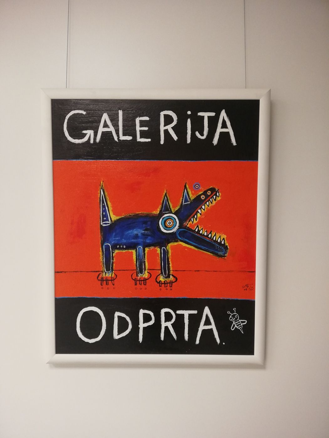 Works from the permanent collection of the Gallery of Naïve Artists, Trebnje, Slovenia exhibited, 2023: photograph 2 (Posted by Matt Sesow on Facebook, June 1, 2023)