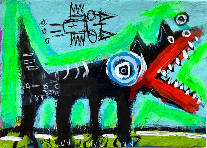 Works from the permanent collection of the Gallery of Naïve Artists, Trebnje, Slovenia exhibited, 2023: photograph 5 (Posted by Matt Sesow on Facebook, June 1, 2023)