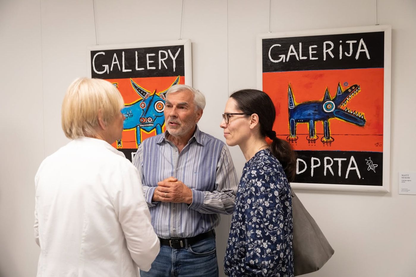 Works from the permanent collection of the Gallery of Naïve Artists, Trebnje, Slovenia exhibited, 2023: photograph 8 (Posted by Matt Sesow on Facebook, June 13, 2023)