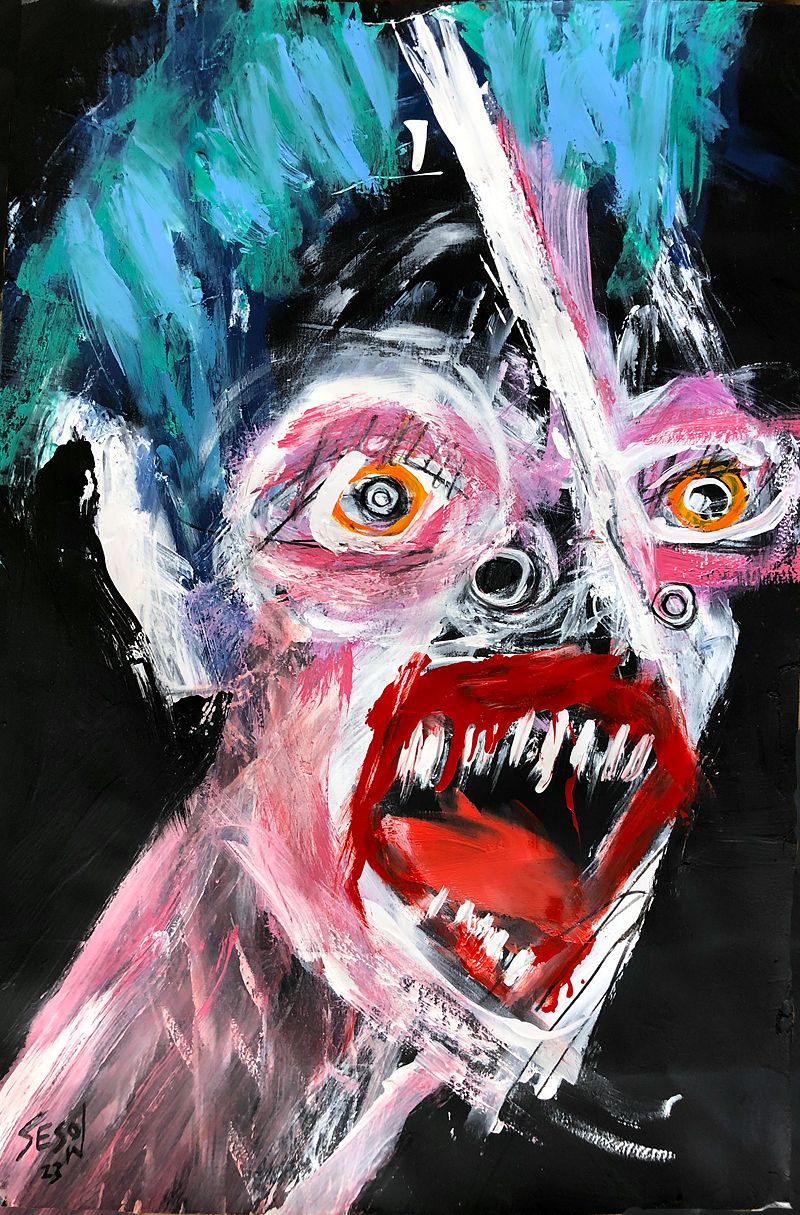 Works from the permanent collection of the Gallery of Naïve Artists, Trebnje, Slovenia exhibited, 2023: photograph 10 (Posted by Matt Sesow on Facebook, June 13, 2023)