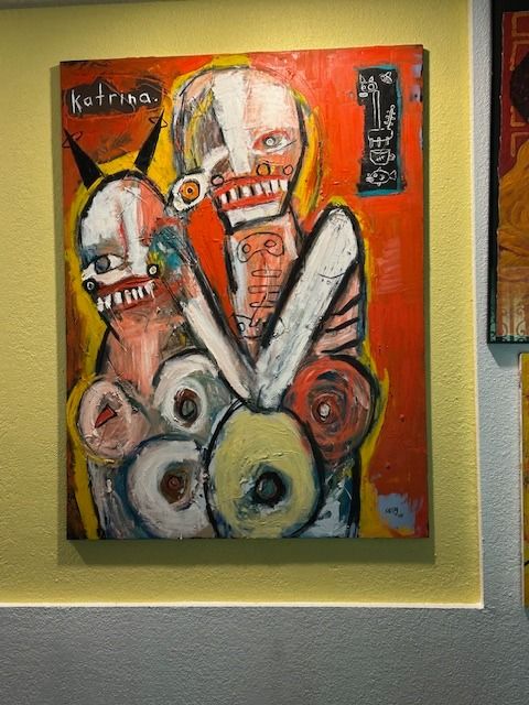 “31 Days in July” returns — Matt and Dana Ellyn restart the project as daily collaborative paintings…, 2025: photograph 2 (Posted by Matt Sesow on Facebook, May 20, 2025)