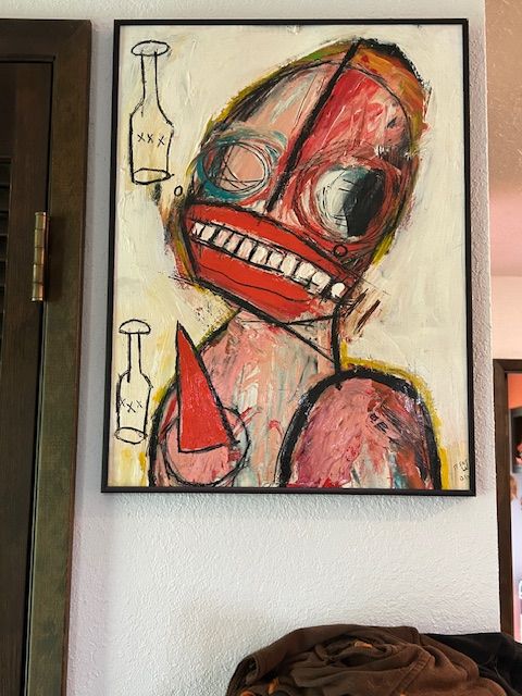 “31 Days in July” returns — Matt and Dana Ellyn restart the project as daily collaborative paintings…, 2025: photograph 3 (Posted by Matt Sesow on Facebook, May 20, 2025)