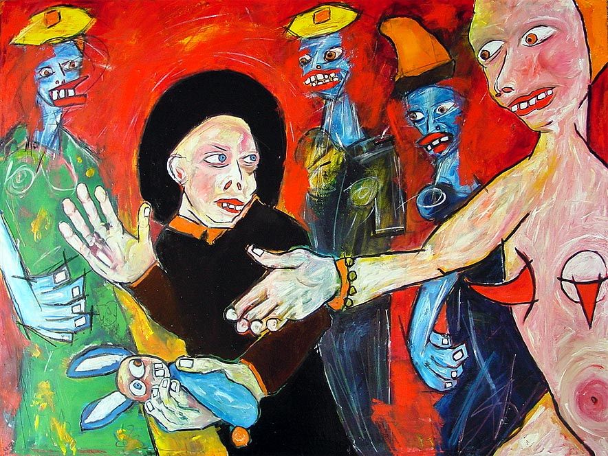 Bunny Collector, 2001, by Matt Sesow