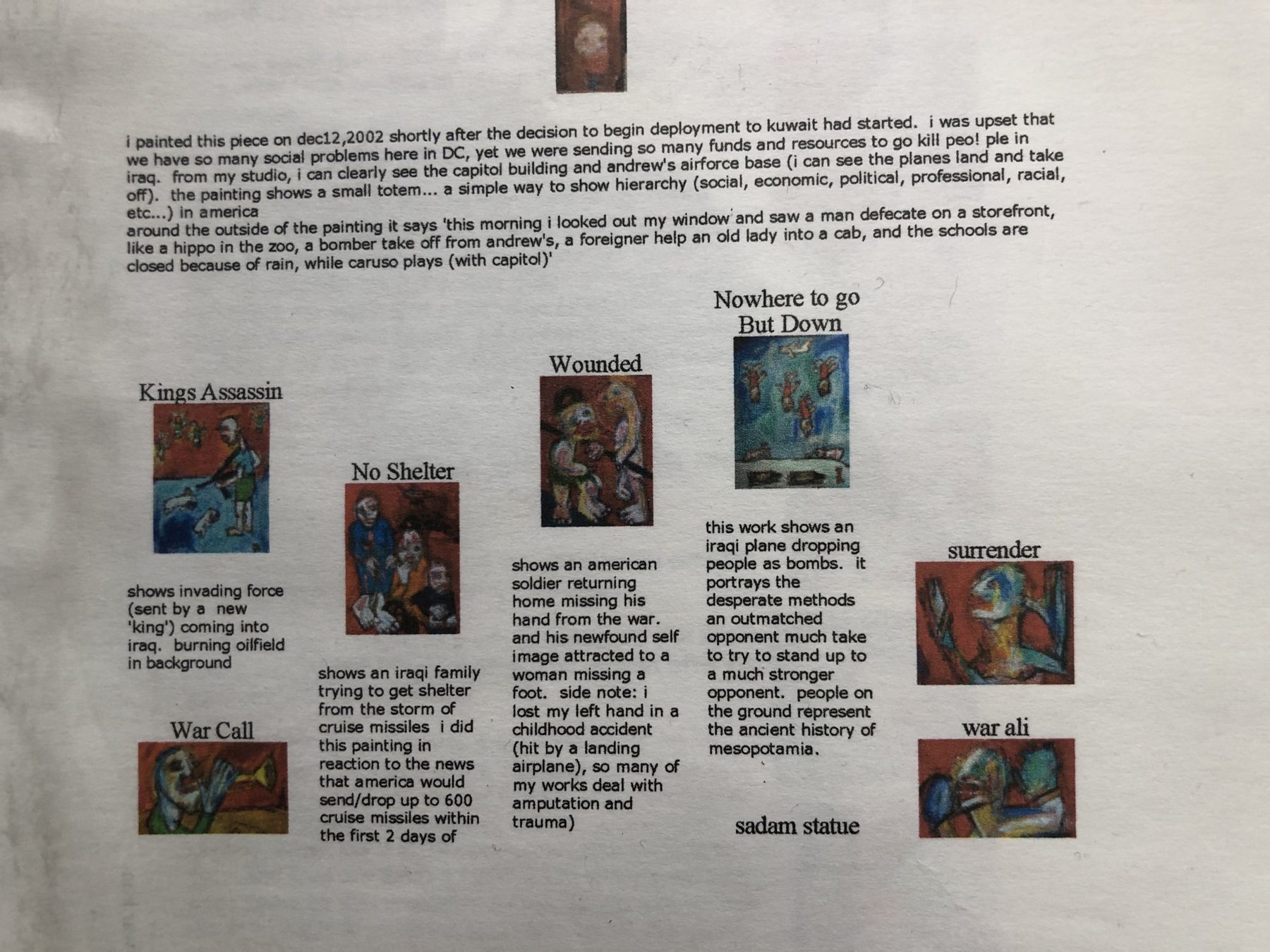 Matt Sesow...WAR, page 3