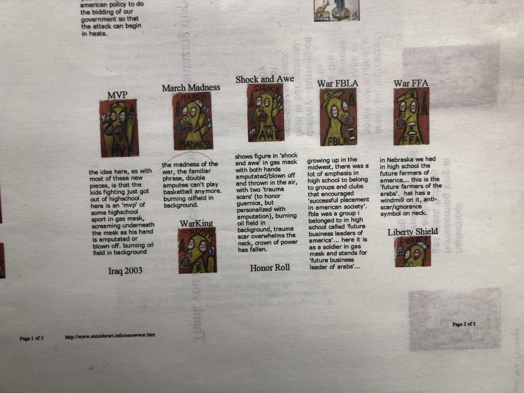 Matt Sesow...WAR, page 5