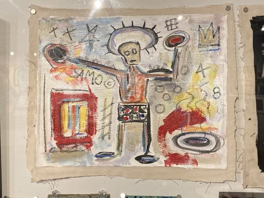 Basquiat works lent by David and Philip Liebman, shown in Life and Limb