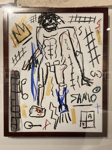 Basquiat works lent by David and Philip Liebman, shown in Life and Limb