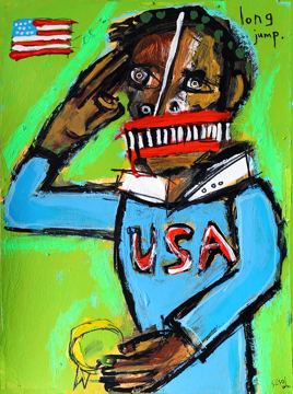 Jesse Owens, Long Jump by Matt Sesow