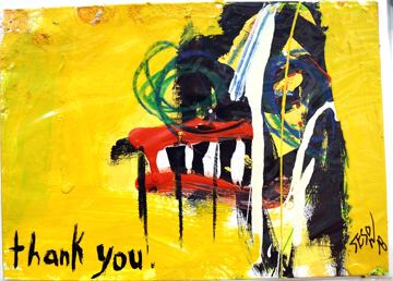 Thank you card by Matt Sesow