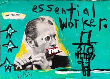 essential worker by Matt Sesow