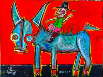 Awkward Donkey by Matt Sesow