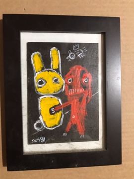 Bunny and Dog by Matt Sesow